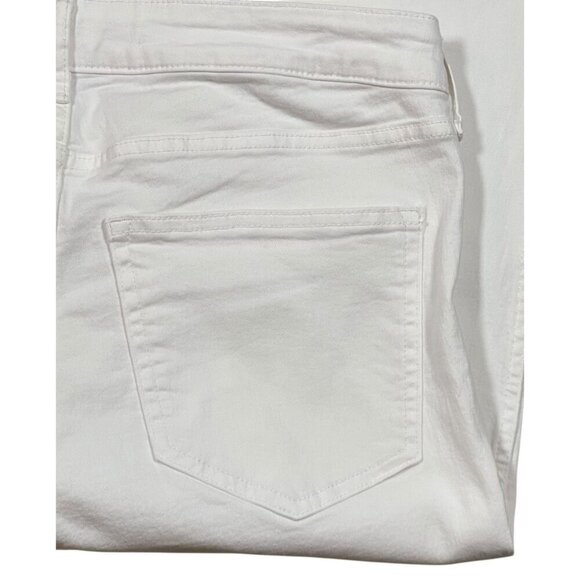 H&M White High-Waisted Slinny Ankle Jeans SIZE-12 - Picture 7 of 7